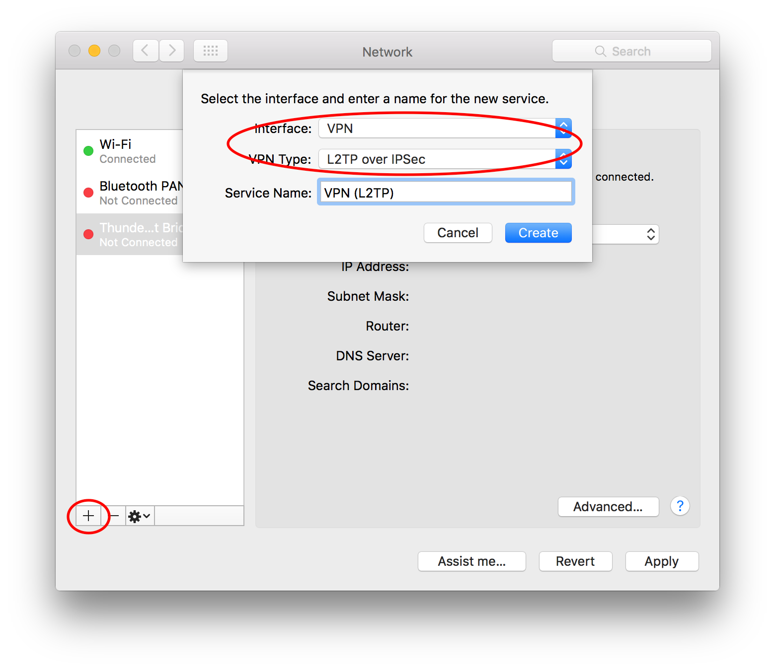 Network Preferences